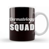 Baskı Dükkanı Dermatology Squad Dermatologist Skin Doctor Medic Nurse Beyaz Porselen Kupa Bardak