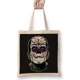 Baskı Dükkanı Dia De Los Muertos Day Of The Dead Monster Bez Çanta