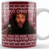 Baskı Dükkanı Die Hard Its Not Christmas Until Hans Gruber Falls From Nakatomi Tower Knit Pattern Beyaz Porselen Kupa Bardak