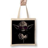 Baskı Dükkanı Dj Yoda Star Wars Bez Kadın Günlük Çanta