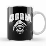 Baskı Dükkanı Doctor Doom Beyaz 330 ml Porselen Kupa Bardak