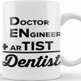 Baskı Dükkanı Doctor Engineer Artist Dentist 027 Kupa Bardak