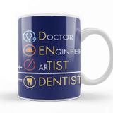 Baskı Dükkanı Doctor Engineer Artist Dentist 035 Kupa Bardak