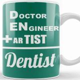 Baskı Dükkanı Doctor Engineer Artist Dentist 036 Kupa Bardak