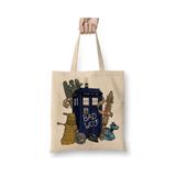 Baskı Dükkanı Doctor Who Tardis Bez Kadın Günlük Çanta