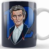 Baskı Dükkanı Doctor Who The Twelfth Doctor Beyaz 330 ml Porselen Kupa Bardak