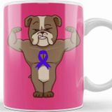 Baskı Dükkanı Dog Crohn's & Colıtıs Awareness Warrior Kupa Bardak