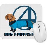 Baskı Dükkanı Dogdevil Pug Köpek Mouse Pad