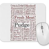 Baskı Dükkanı Dota 2 Pudge Typography Pudge Mouse Pad