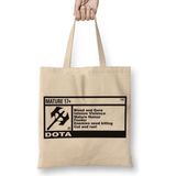 Baskı Dükkanı Dota Cut and Run Bez Çanta