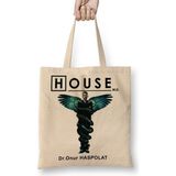 Baskı Dükkanı Dr House Bez Çanta