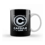 Baskı Dükkanı Dragon Ball Z Capsule Corporation Christmas Snow Logo Porselen Beyaz Kupa Bardak