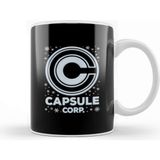Baskı Dükkanı Dragon Ball Z Capsule Corporation Christmas Snowv Logo Porselen Beyaz Kupa Bardak