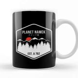 Baskı Dükkanı Dragon Ball Z Planet Namek Mountain Range Kupa