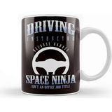 Baskı Dükkanı Driving Instructor Ninja Novice Driver School Lesson Teacher Kupa
