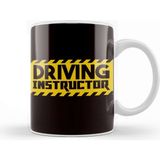 Baskı Dükkanı Driving Instructor School Novice Driver Car Driver´s License Kupa