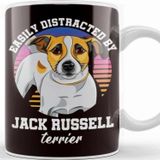 Baskı Dükkanı Easily Distracted By Jack Russel Terrier Dogs Fans Kupa Bardak