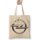 Baskı Dükkanı Emblema Opel Logo Bez Çanta