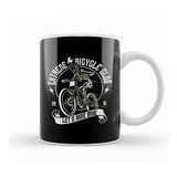 Baskı Dükkanı Extreme Bicycle Club Beyaz 330 ml Porselen Kupa Bardak