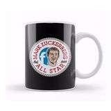 Baskı Dükkanı Facebook Mark Zuckerberg All Star Converse Logo Porselen Beyaz Kupa Bardak