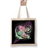 Baskı Dükkanı Fairy Tail Anime Manga Wendy Guild Symbol Bez Uzun Saplı Krem Rengi Çanta
