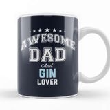 Baskı Dükkanı Fathers Day Awesome Dad And Cricket Lover Kupa Bardak