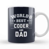 Baskı Dükkanı Fathers Day World's Best Cricketer And Dad Beyaz 330 ml Porselen Kupa Bardak