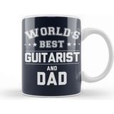 Baskı Dükkanı Fathers Day World's Best Hiker And Dad Beyaz 330 ml Porselen Kupa Bardak