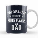 Baskı Dükkanı Fathers Day World's Best Singer And Dad Tasse Beyaz 330 ml Porselen Kupa Bardak