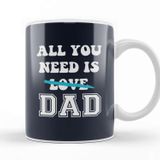 Baskı Dükkanı Fathers Day World's Best Walker And Dad Beyaz 330 ml Porselen Kupa Bardak