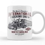 Baskı Dükkanı Fun Cool Vintage International Truck Show Kupa Bardak