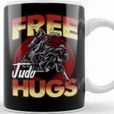 Baskı Dükkanı Funny Free Judo Hugs Mma Pun Kupa