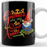 Baskı Dükkanı Funny Gnomes Are My Spirit Animal Cute Gnome Fans Kupa