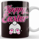 Baskı Dükkanı Funny Happy Easter Bunny Rabbit Eggs Hunting Spring Jesus Kupa