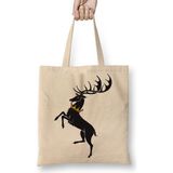 Baskı Dükkanı Game of Thrones Baratheon Bez Çanta