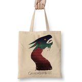 Baskı Dükkanı Game of Thrones Jon Snow Crying Bez Çanta