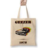 Baskı Dükkanı Geezer Bez Uzun Saplı Krem Rengi Çanta