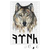 Baskı Dükkanı Göktürk Türk ve Kurt 240 Parça Puzzle