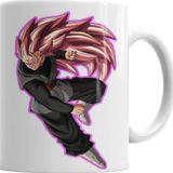 Baskı Dükkanı Goku Black Ss3 Rose Sihirli Porselen Kupa