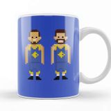Baskı Dükkanı Golden State Warriors Pixel Players Splash Brothers Kupa