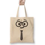 Baskı Dükkanı Gravata Nerd Kravat Bez Çanta
