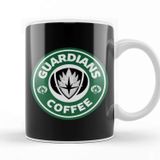 Baskı Dükkanı Guardians of The Galaxy Guardians Coffee Starbucks Kupa Bardak Porselen - 1 Adet - 330 ml - Beyaz