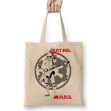 Baskı Dükkanı Guitar Wars Gitar Bez Çanta