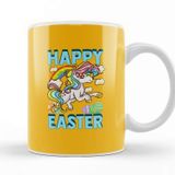 Baskı Dükkanı Happy Easter Unicorn Egg Hunt Kupa