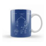 Baskı Dükkanı Headphones Patent Blueprint G F Falkenbe Kupa