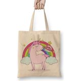 Baskı Dükkanı Hello Bitches Bebek Unicorn Bez Kadın Günlük Çanta