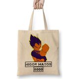 Baskı Dükkanı Higor Matos Vegeta Bez Kadın Günlük Çanta