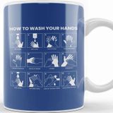 Baskı Dükkanı How To Wash Your Hands Kupa