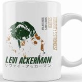 Baskı Dükkanı Humanity Stronger Soldier Levi Ackerman Kupa