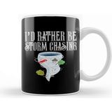 Baskı Dükkanı I D Rather Be Storm Chasing Tornado Chasers Kupa